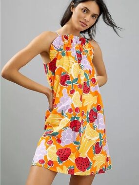 Anthropologie | Corey Lynn Calter tutti frutti dress size XS
